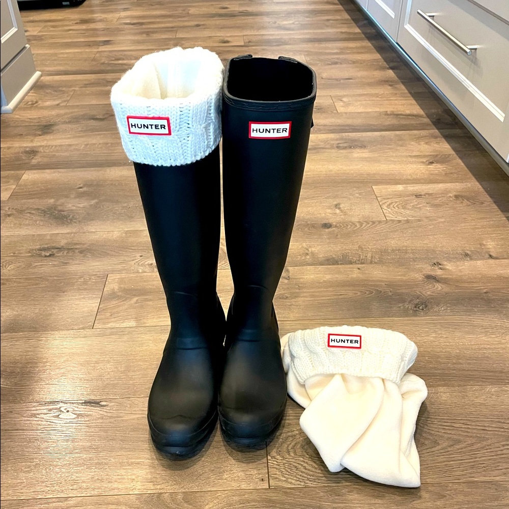 Hunter Tall Back Adjustable Rain Boot